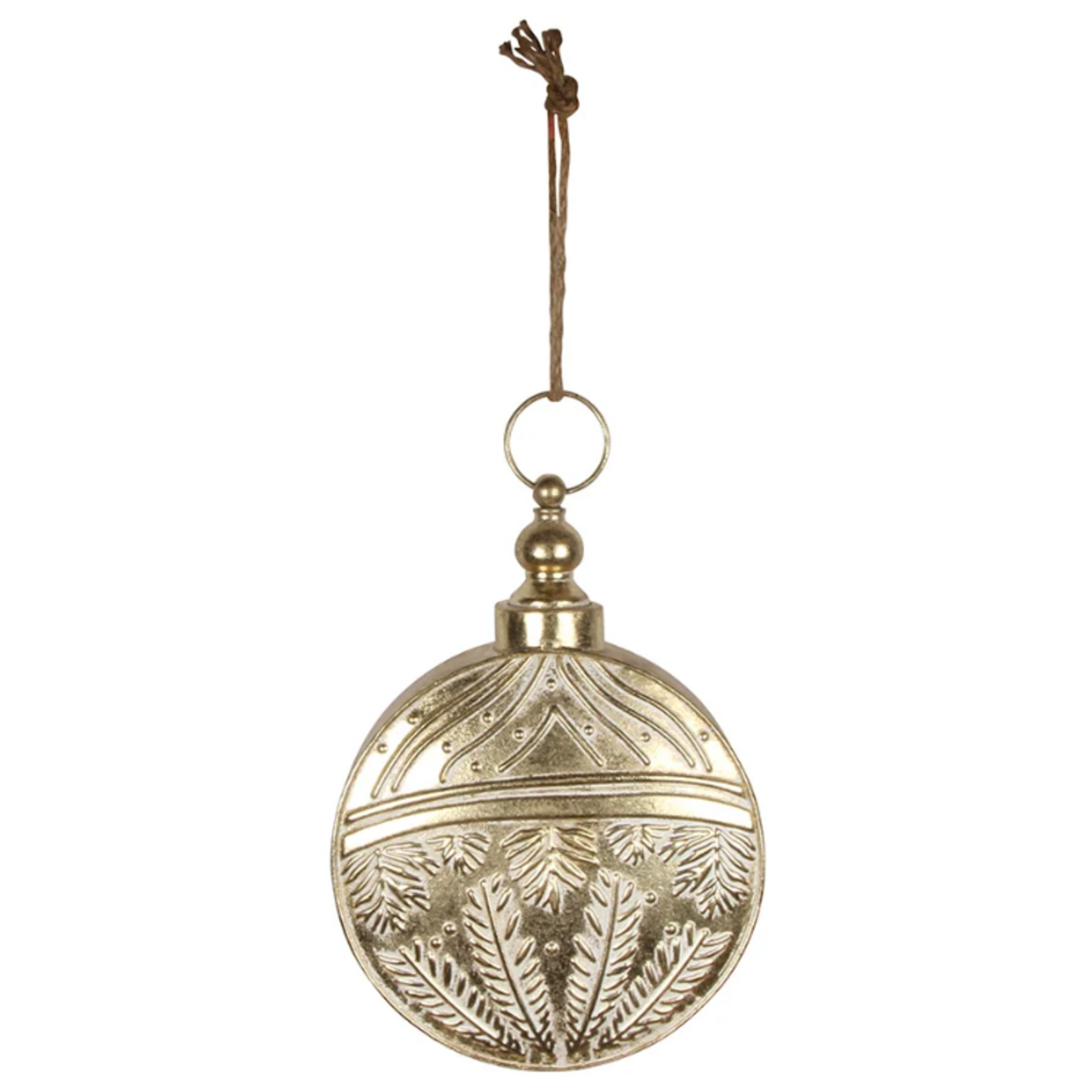 Soft Gold Hanging Ball Ornament LG