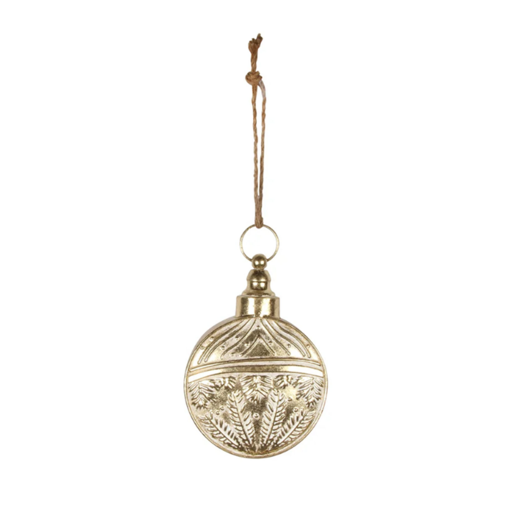 Soft Gold Hanging Ball Ornament SM