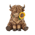 Giftcraft Brown Highland Cow Figurine