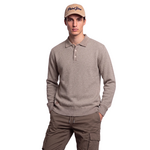 Point Zero Douglas Chenille Sweater with Polar Lining Polo Collar
