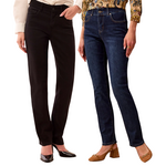 Tribal Sophia Curvy Year Round Basics Straight Leg Denim Jeans