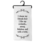 Scrunchy Face Kitchen Towel - With A Twist