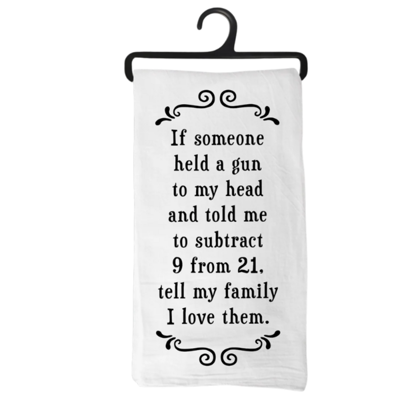 Scrunchy Face Kitchen Towel - Math Problem