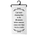 Scrunchy Face Kitchen Towel - 10 Minutes