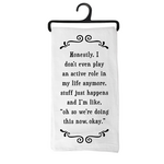 Scrunchy Face Kitchen Towel - Inactive Role