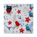 13x13 3-ply Christmas Birds Napkin 20pcs