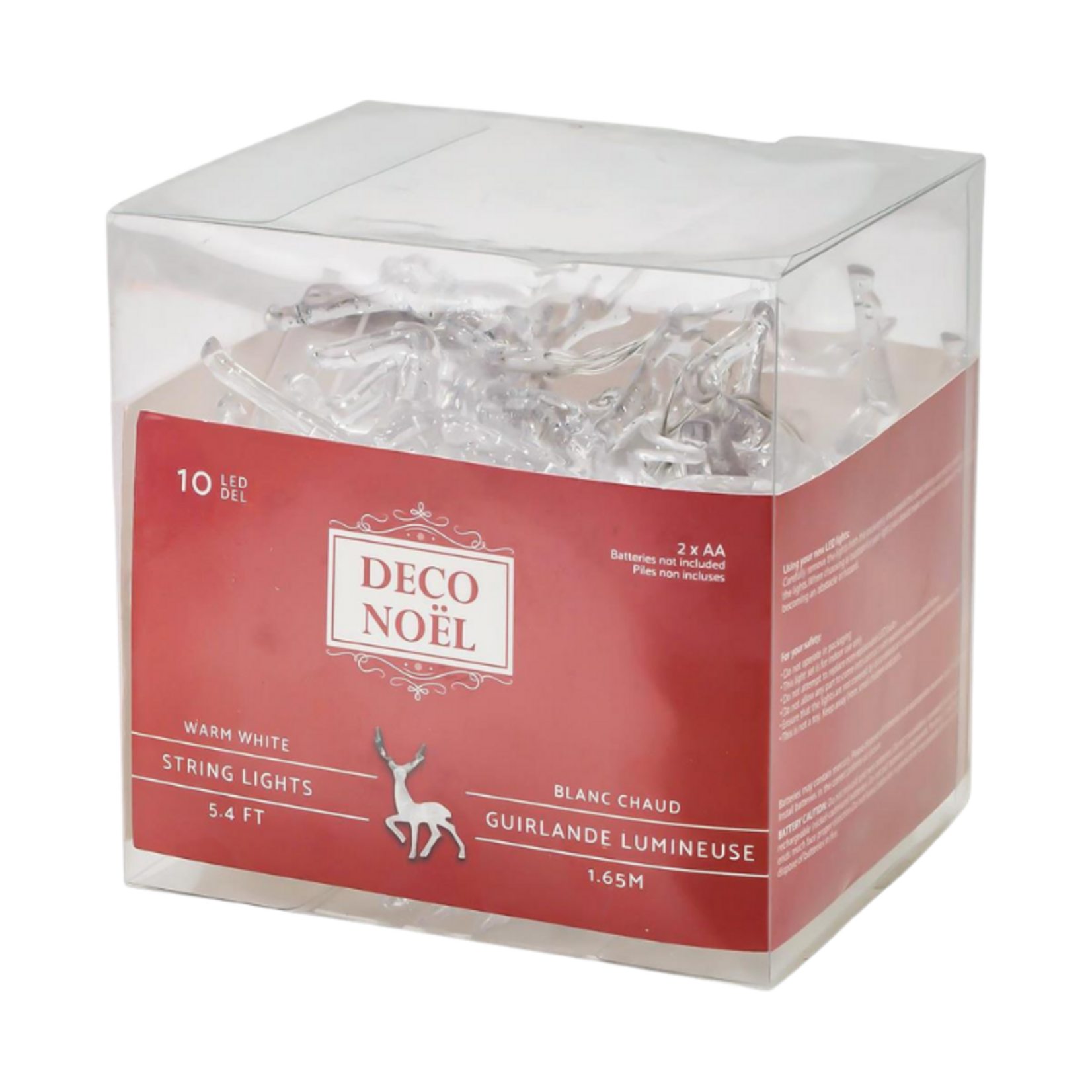 Deco Noel LED Reindeer String Lights - String of 10