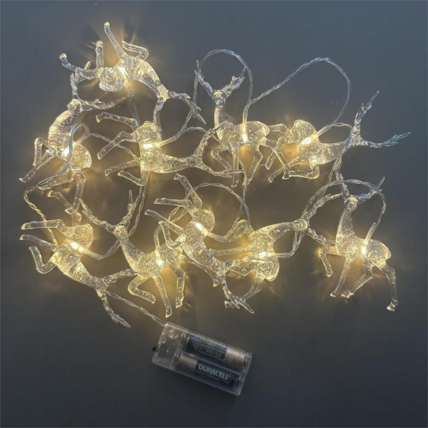 Deco Noel LED Reindeer String Lights - String of 10