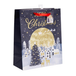 Christmas Gift Bag - Winter Town - LG