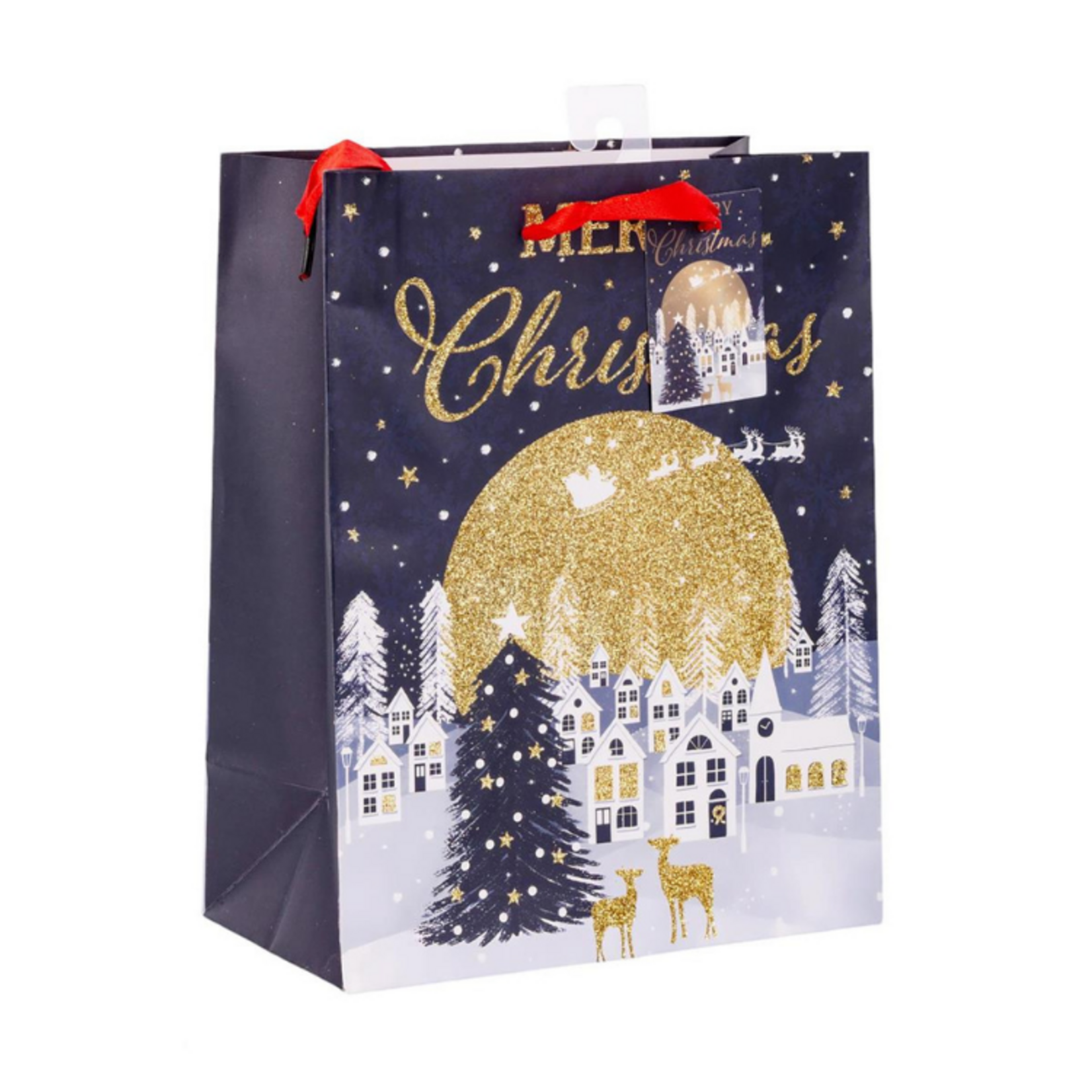 Christmas Gift Bag - Winter Town - MM