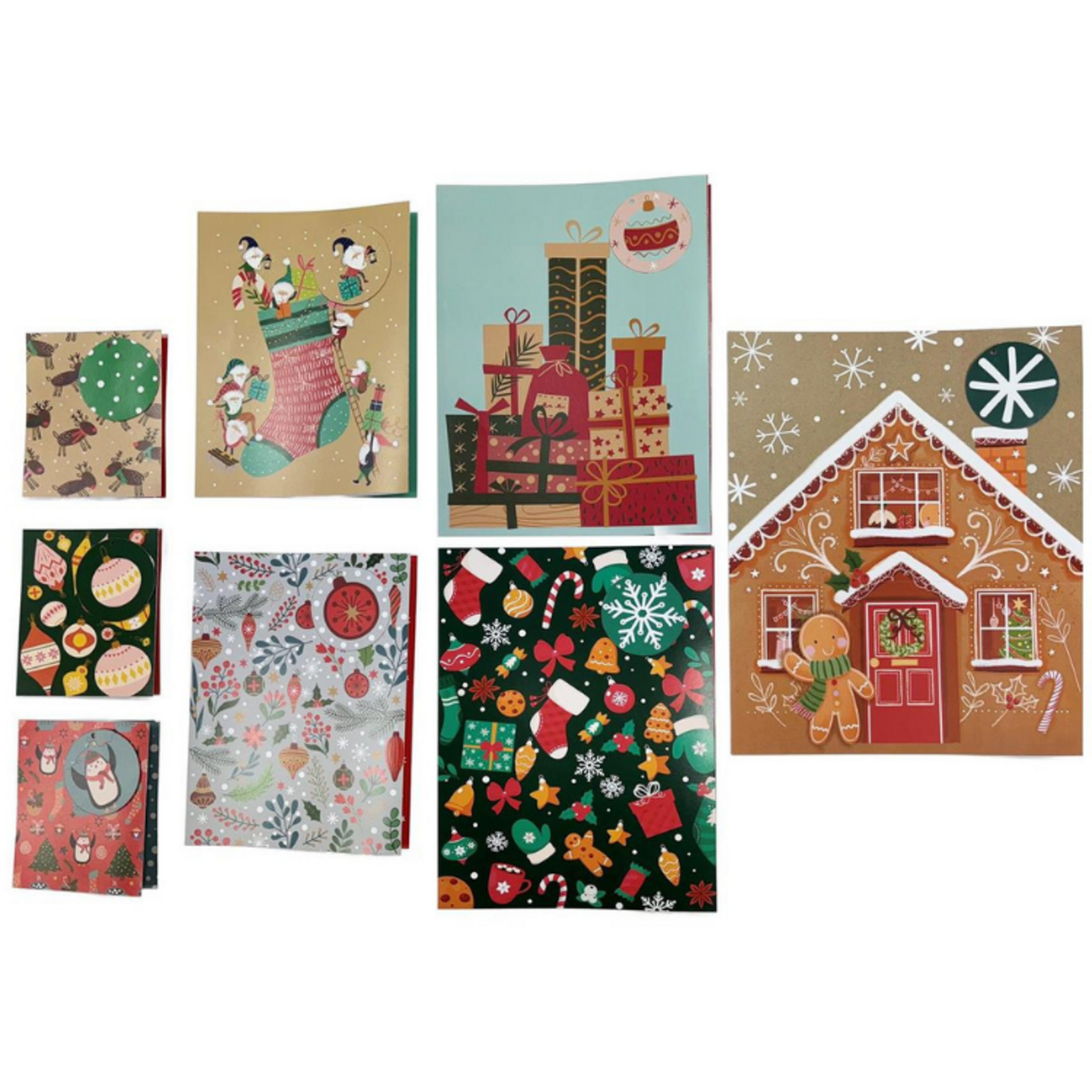 Christmas Gift Bag Assortment - 8 Assorted Bags