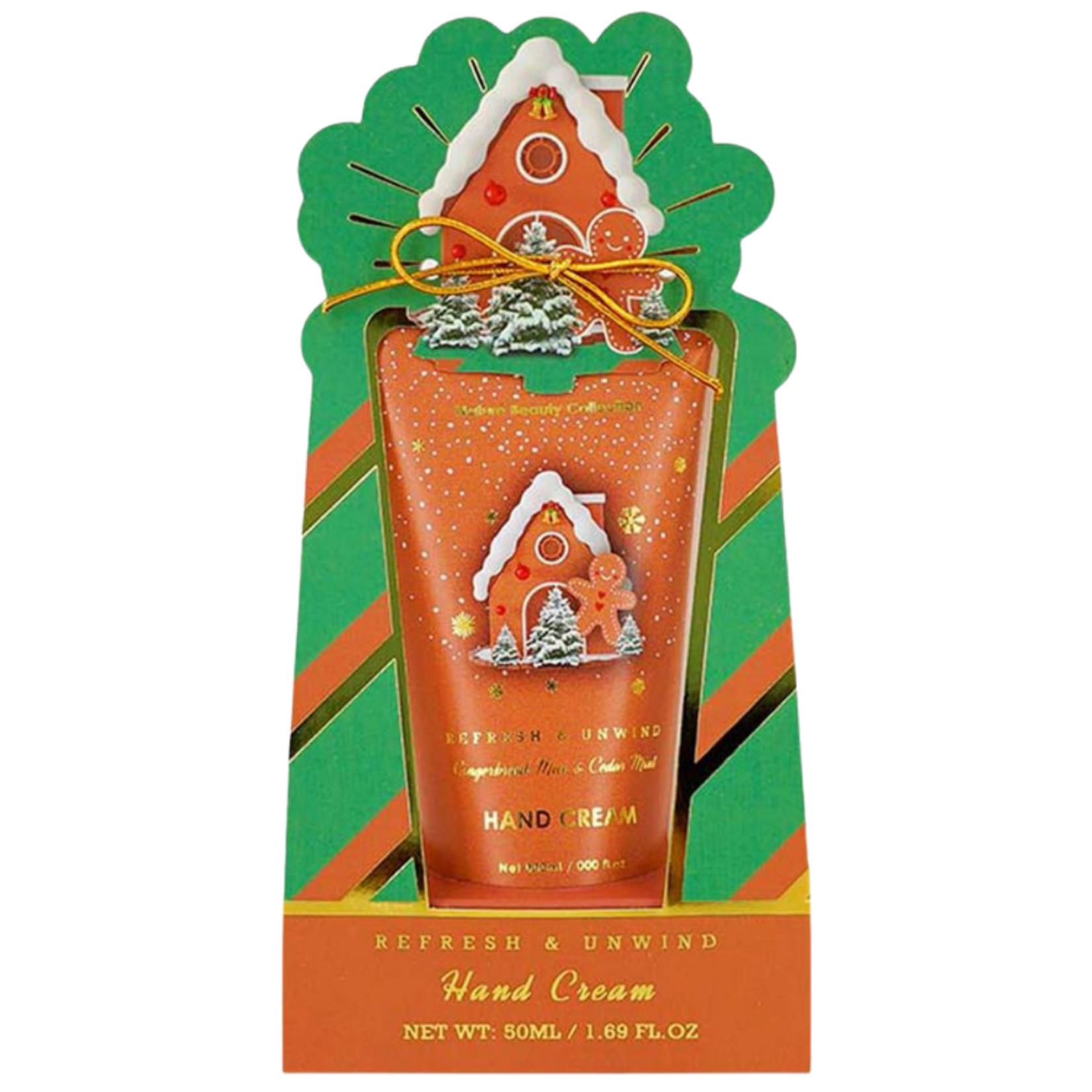 Pure Passion 50ml Hand Cream Gift Box Green/Red Christmas Theme
