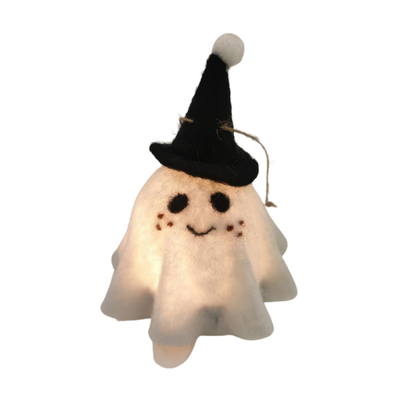 Ghostly Ghouls 4.7" Spooky Felt Ghost Ornament