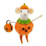 Ghostly Ghouls Halloween 5" Spooky Pumpkin Mouse