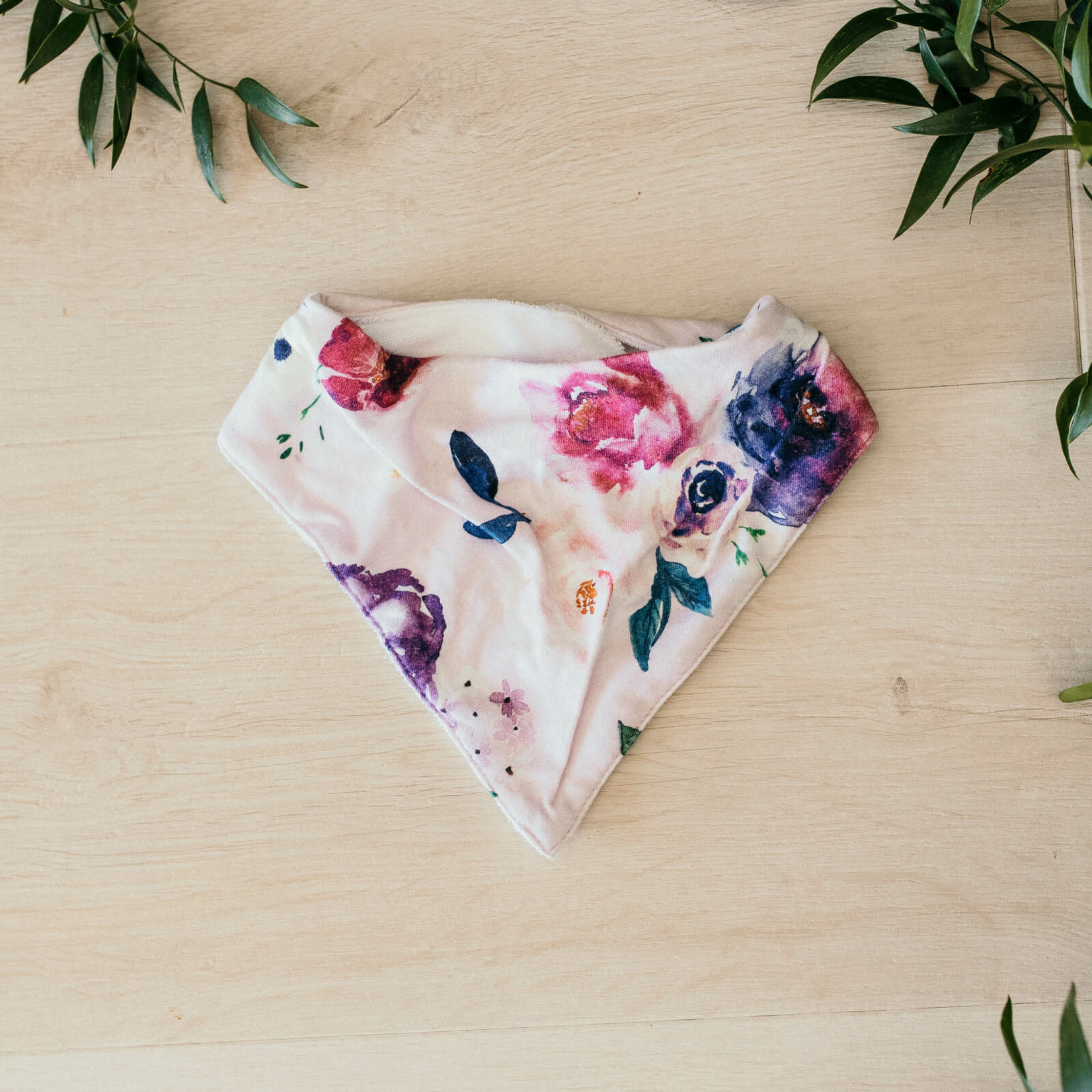 Snuggle Hunny Dribble Bandana Bib Floral Kiss