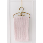 Snuggle Hunny Diamond Knit Baby Blanket Blush Pink