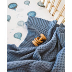 Snuggle Hunny Diamond Knit Baby Blanket River