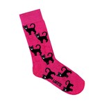 Lafitte Cat Fluro Pink Socks