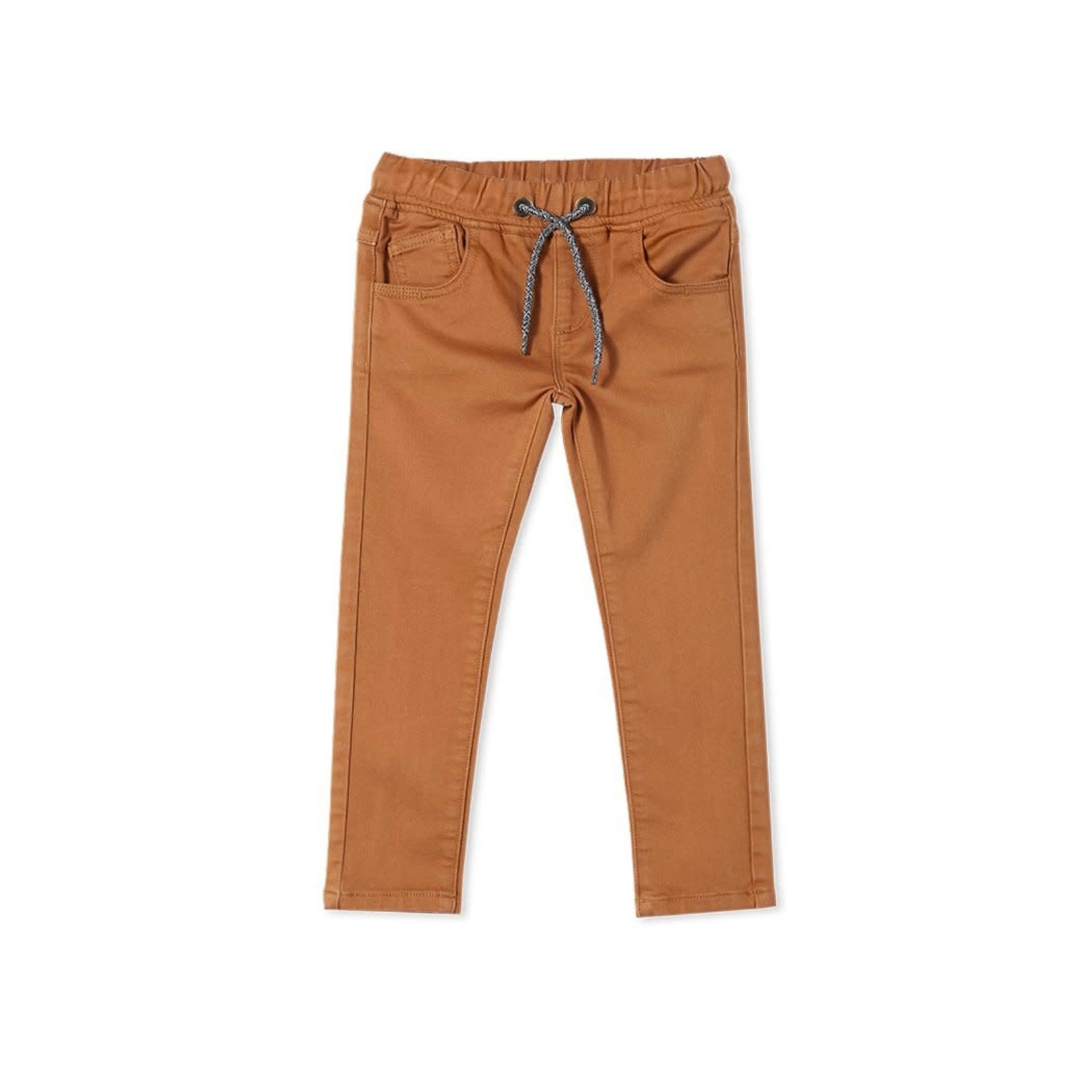 Milky Knit Denim Jeans Ochre