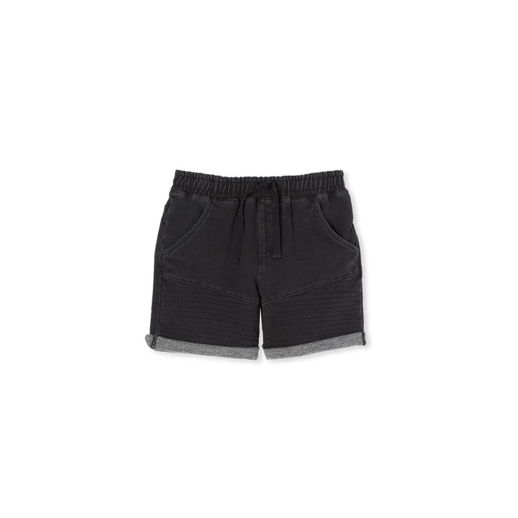Milky Stitch Track Short
