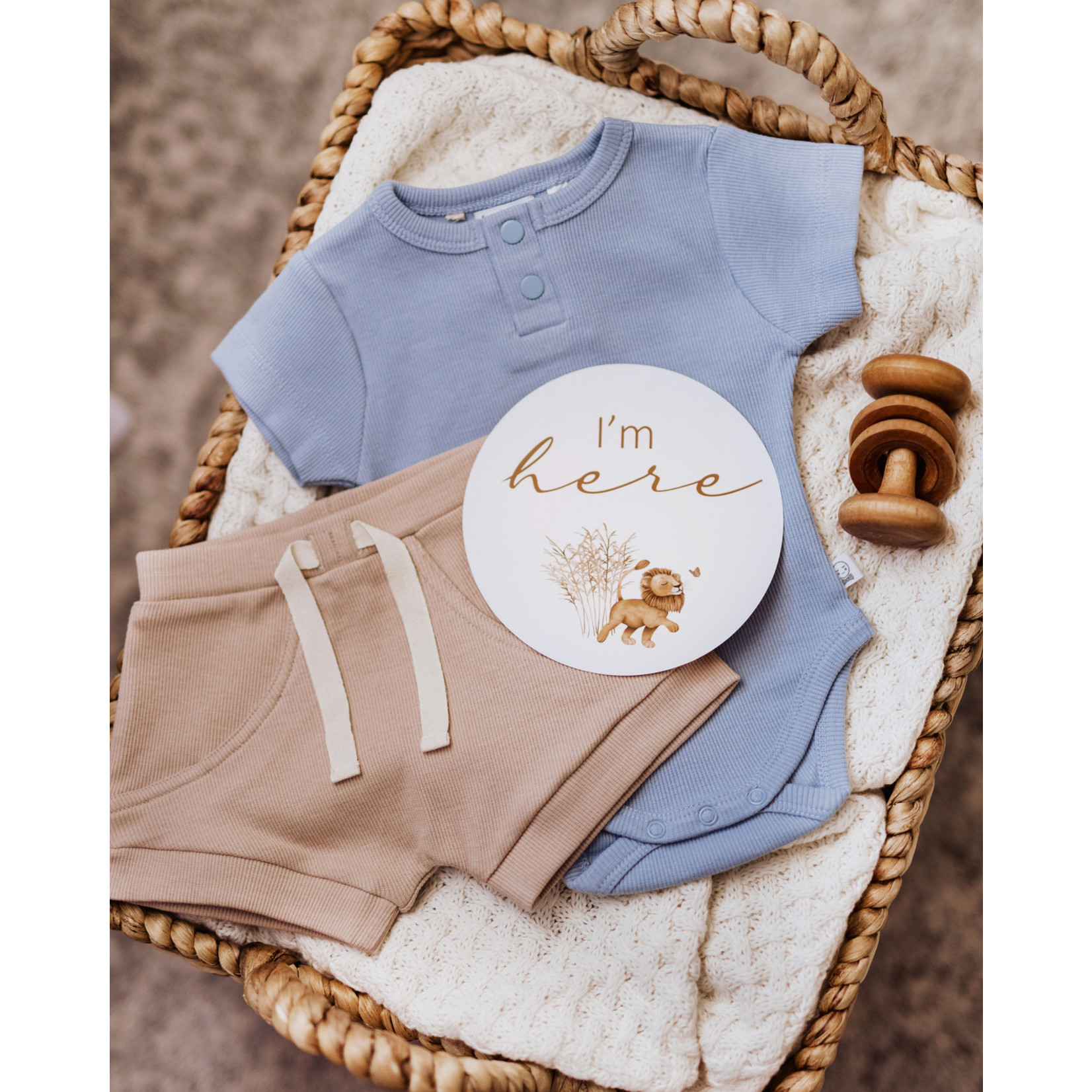 Snuggle Hunny Zen Short Sleeve Bodysuit