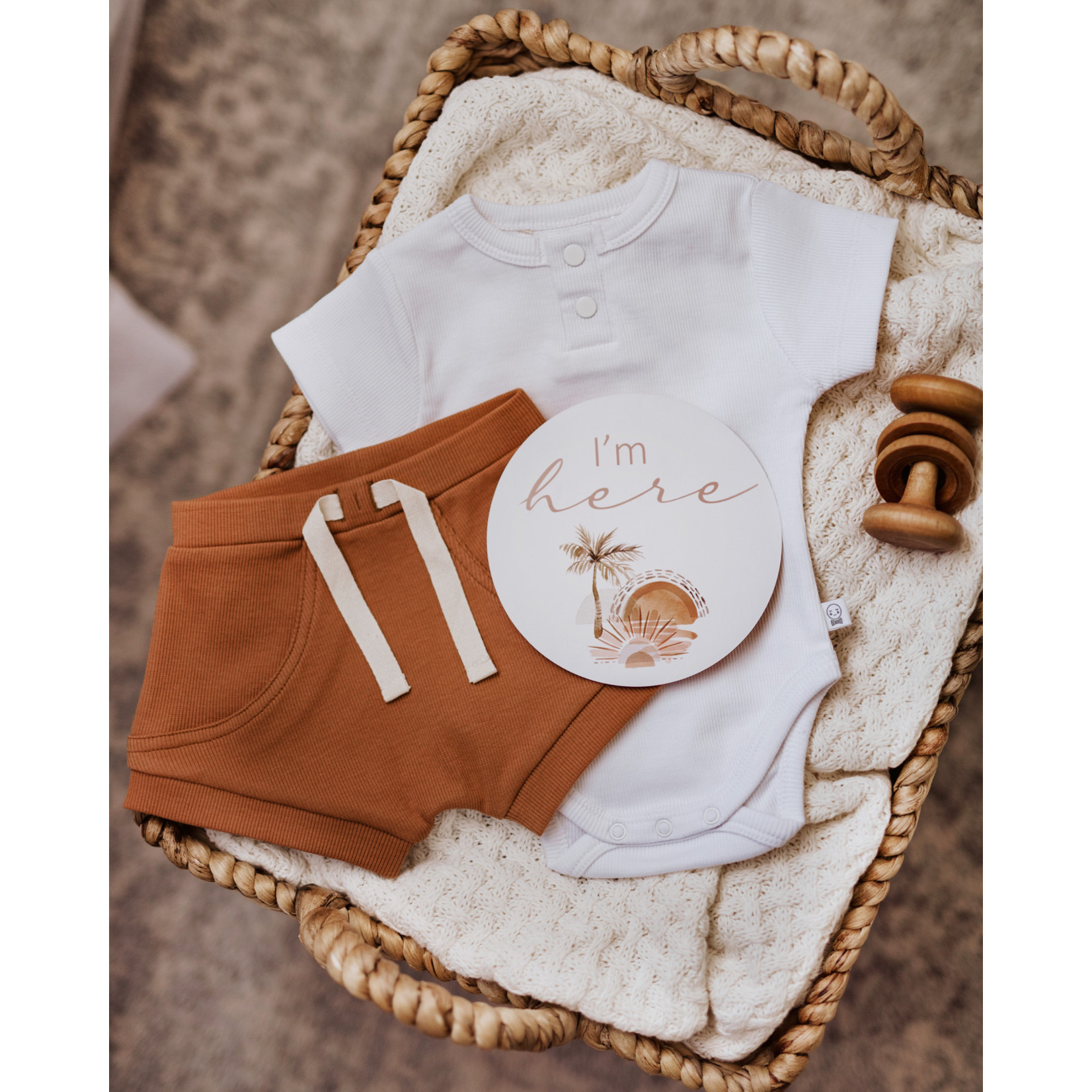 Snuggle Hunny Milk Short Sleeve Bodysuit