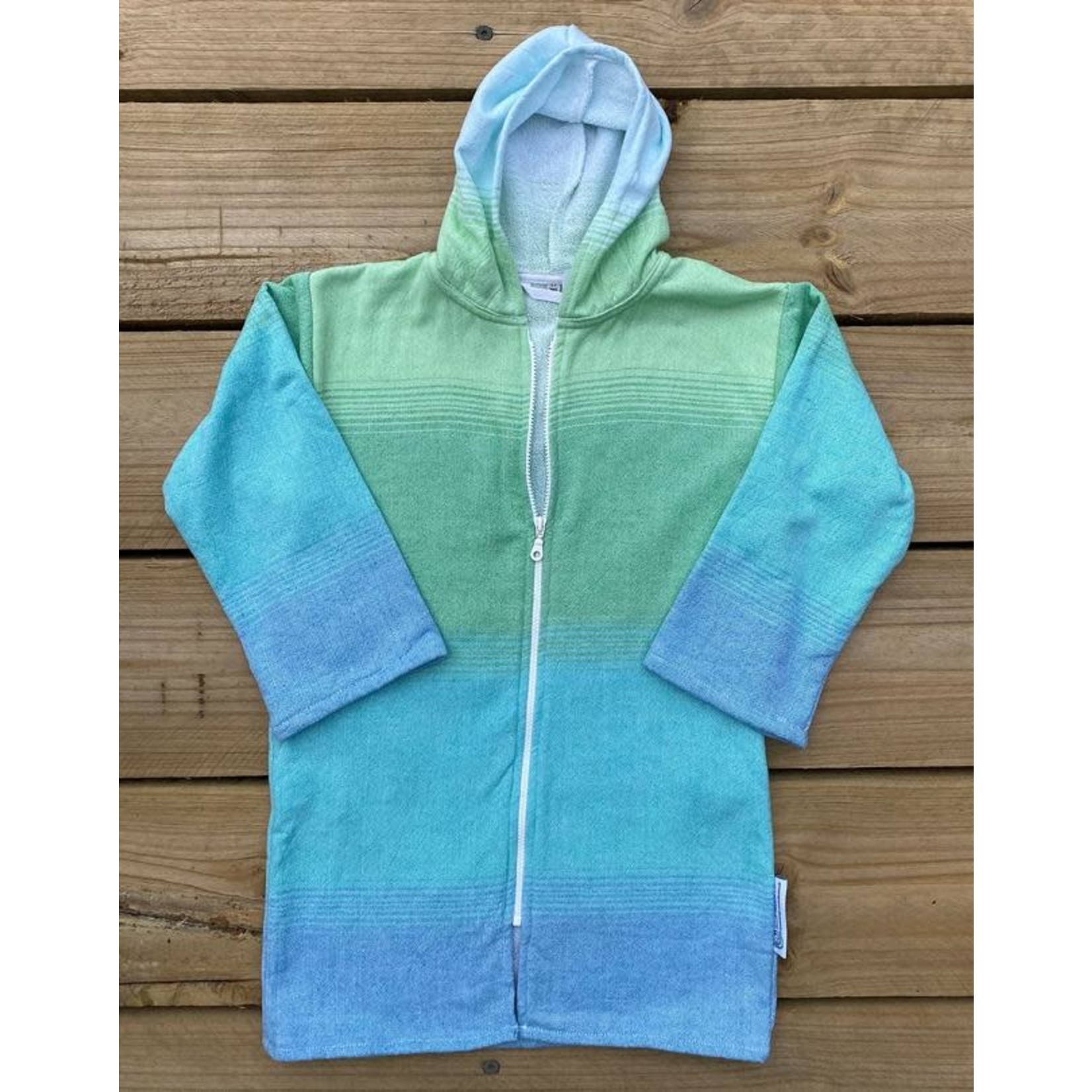 Back Beach Co Turkish Hooded Towel Reef