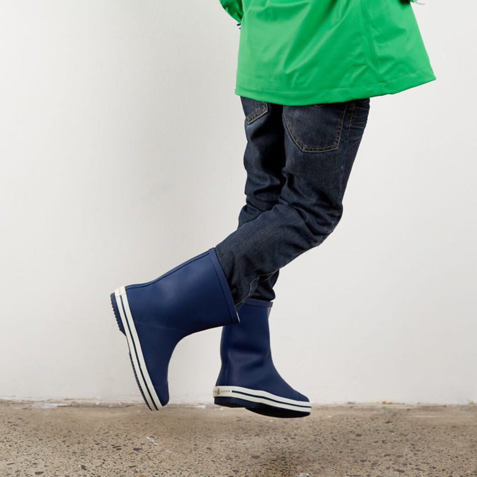 French Soda Gumboots Navy