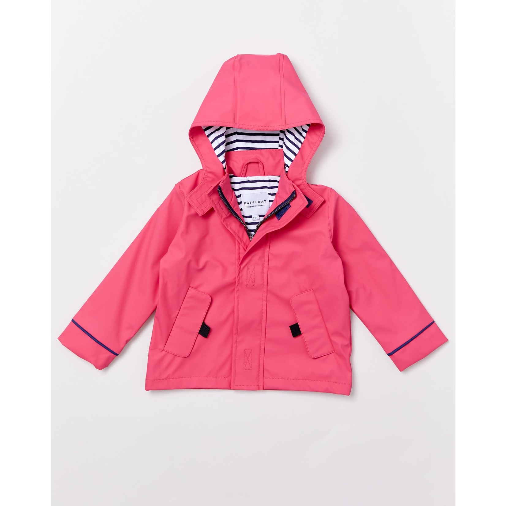 Rainkoat Stripy Sailor Jacket Watermelon