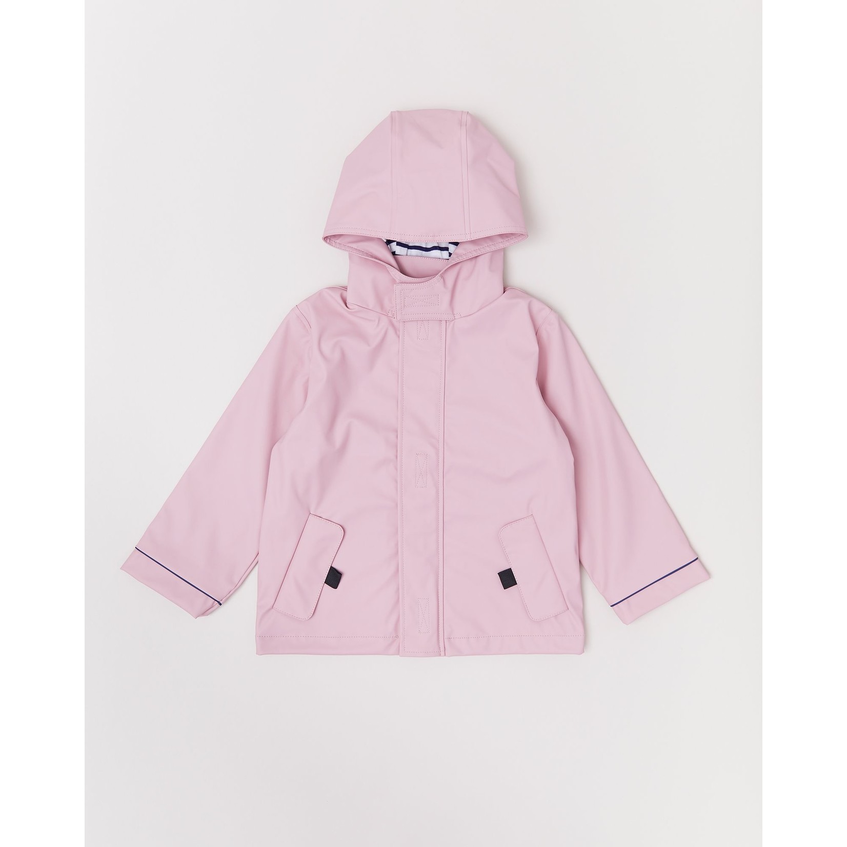 Rainkoat Stripy Sailor Jacket Blush Pink
