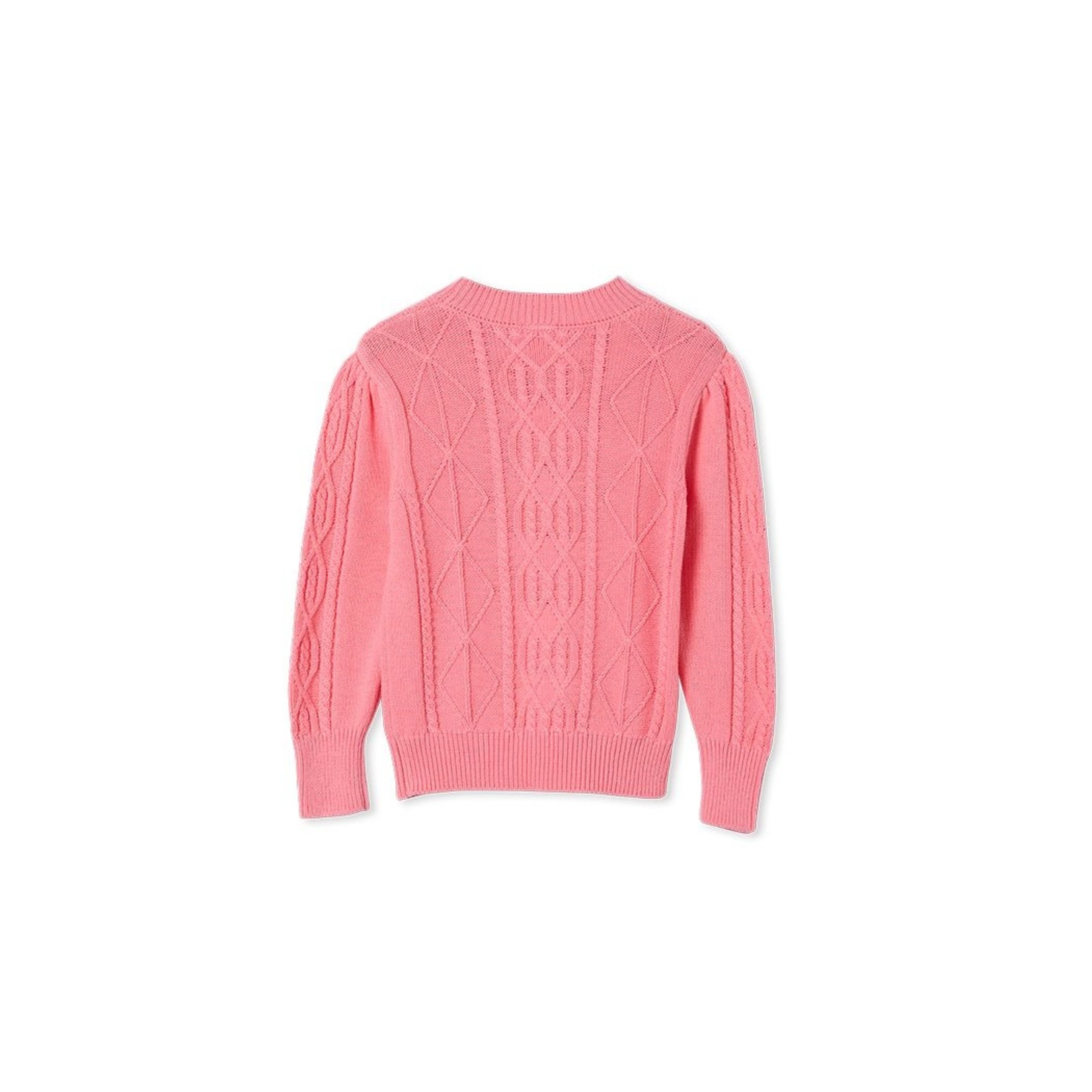 Milky Cable Knit Jumper Pink