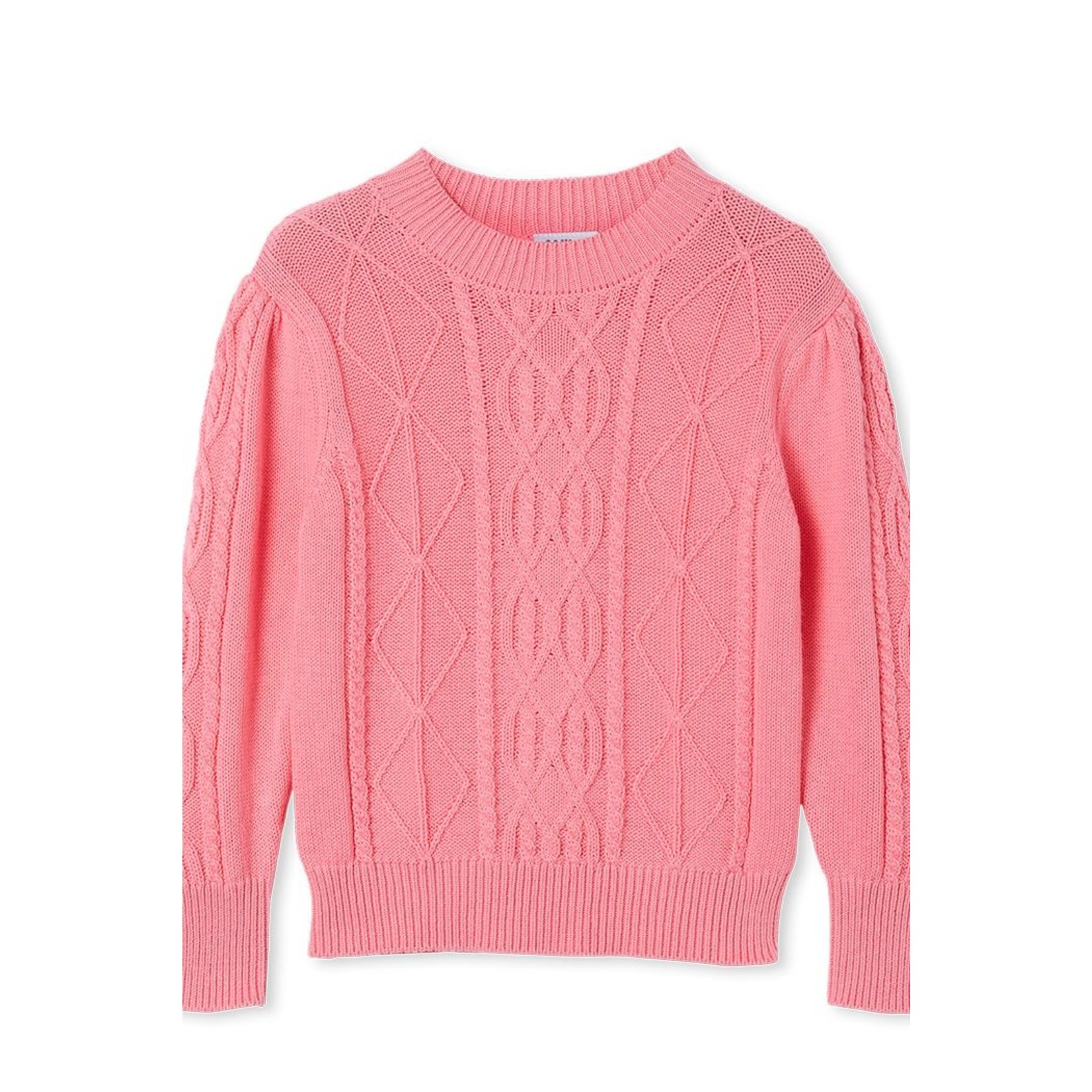 Milky Cable Knit Jumper Pink