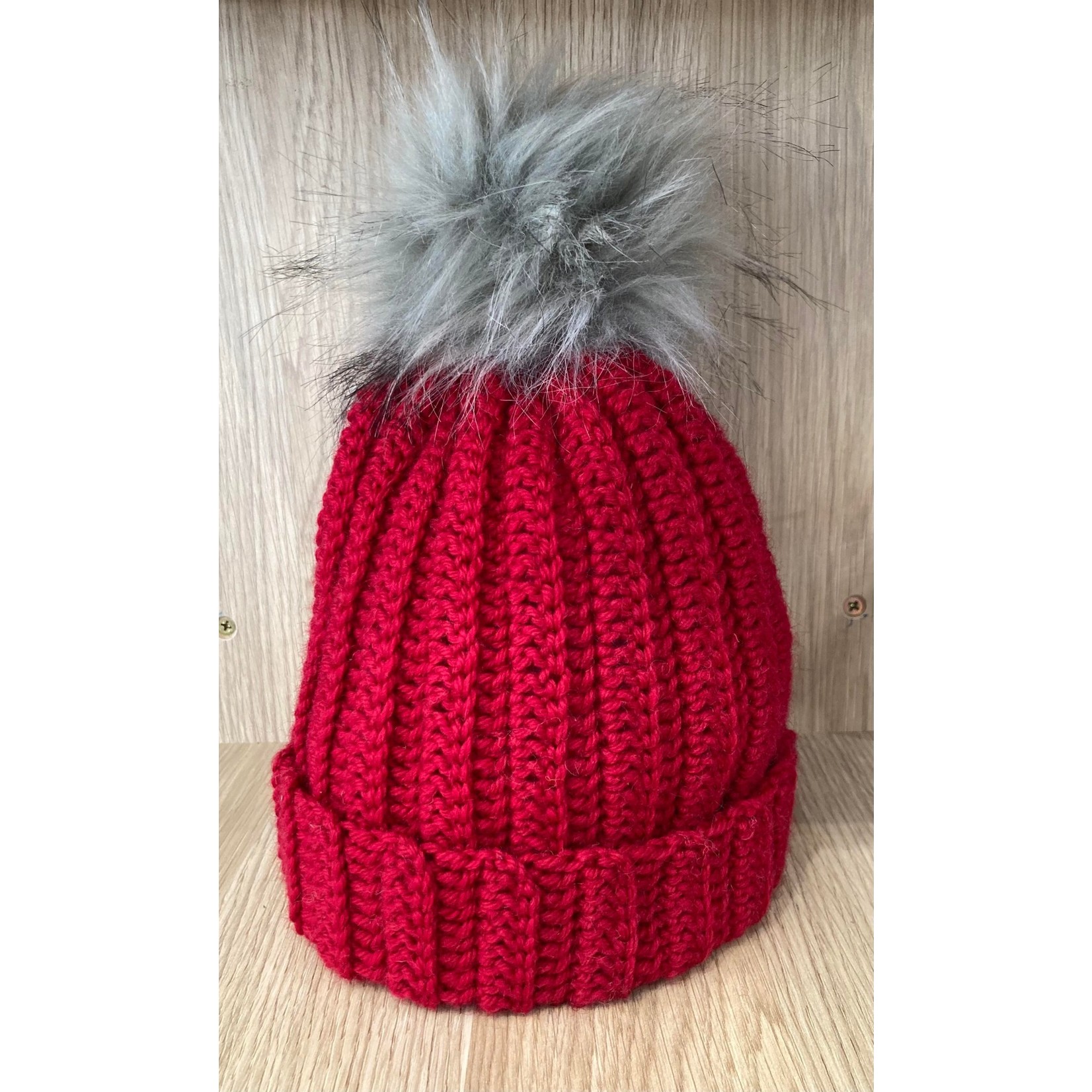 Lani + Lilah Beanie Ruby Red