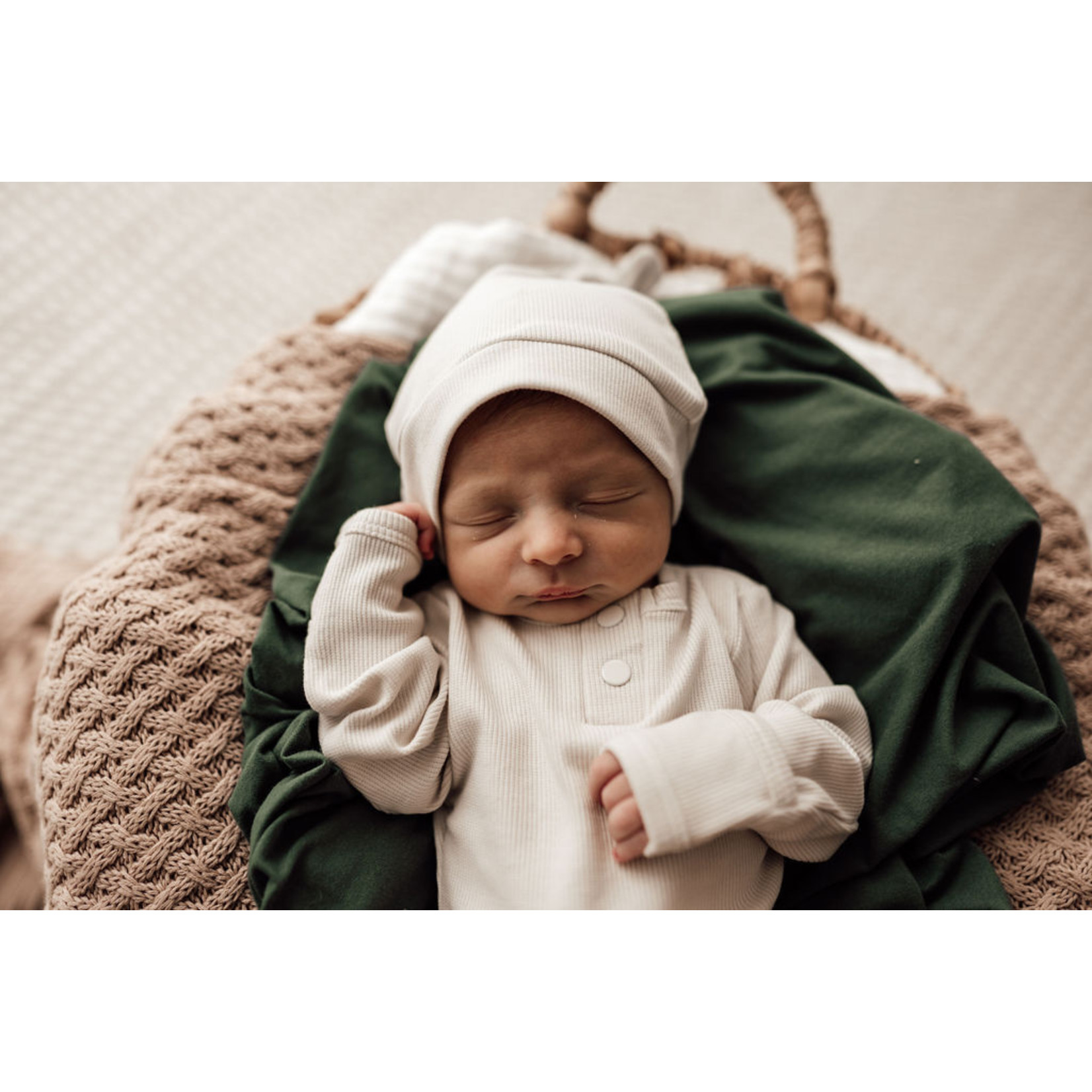 Snuggle Hunny Ribbed Knotted Beanie Halo