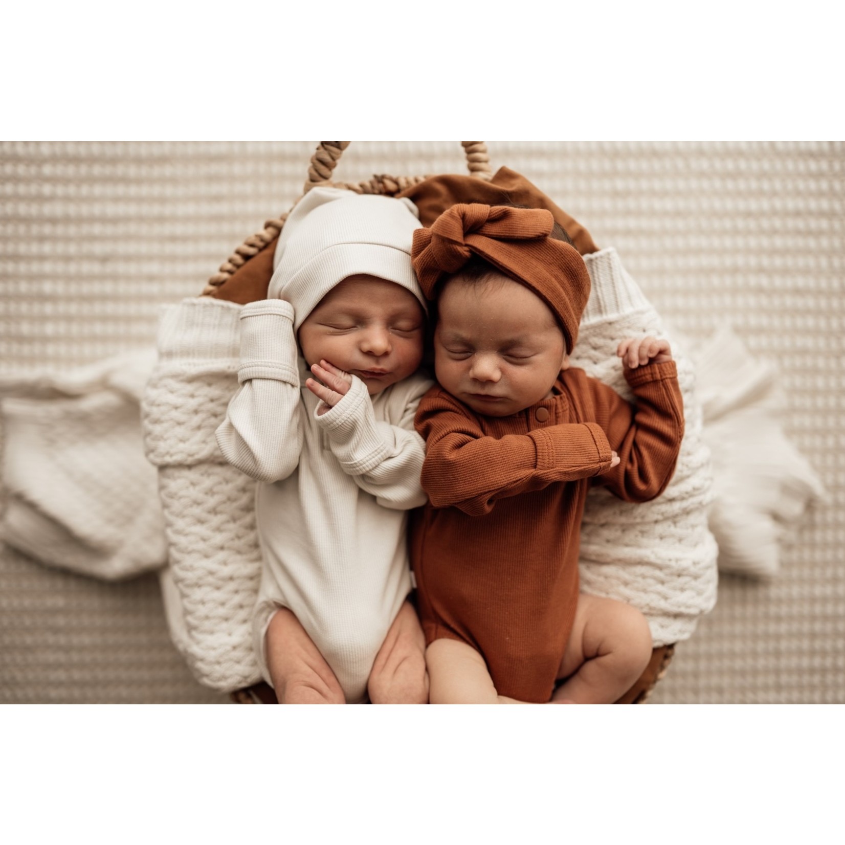 Snuggle Hunny Ribbed Knotted Beanie Halo