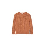 Milky Cable Knit Jumper Rust