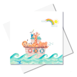 J. Callaway Designs Noah's Ark Greeting Card
