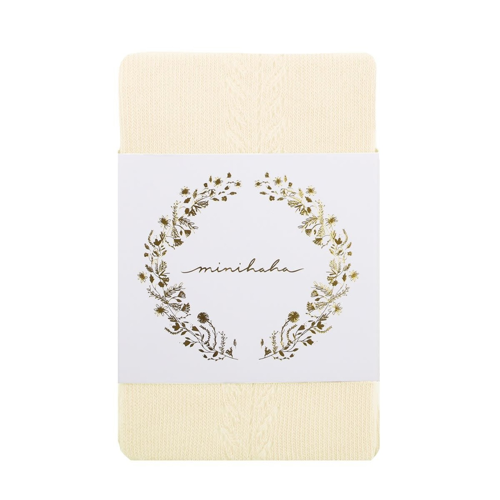 Minihaha Open Work Tights Almond