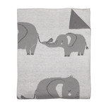 Mister Fly Knitted Blanket Elephant & Baby