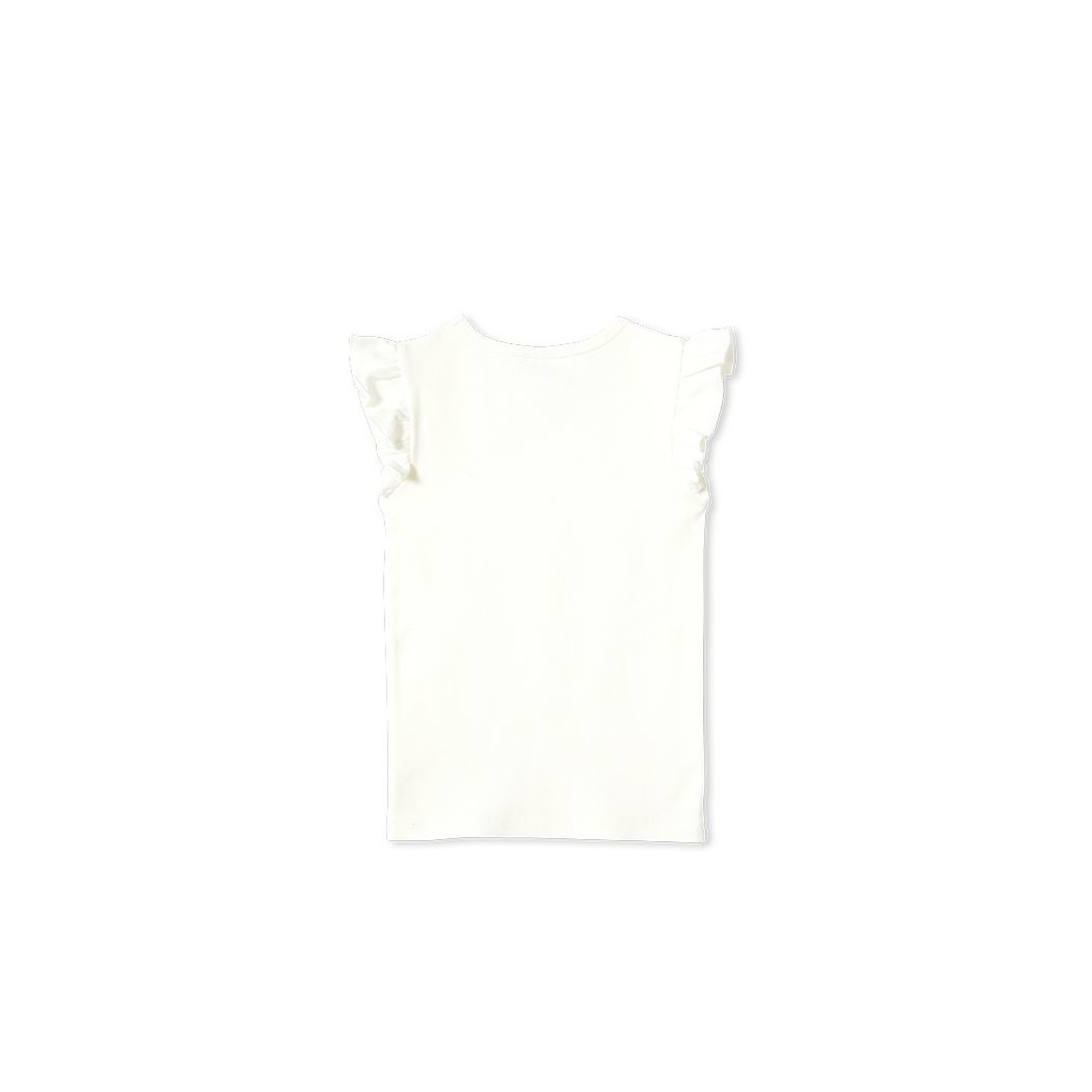 Milky White Rib Tee