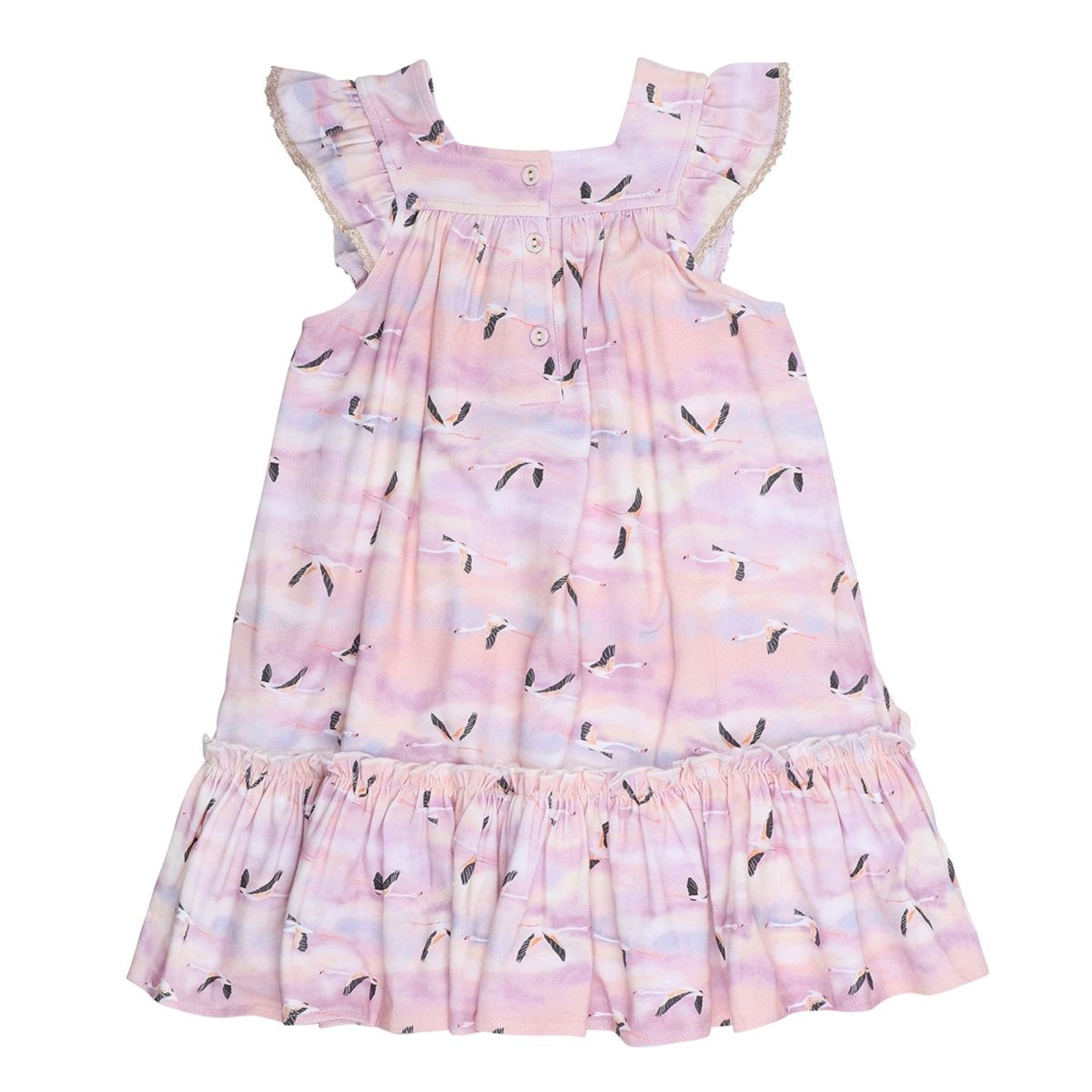 Fox & Finch Sunrise Flamingo Dress