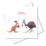 J. Callaway Designs Aussie Christmas Greeting Card