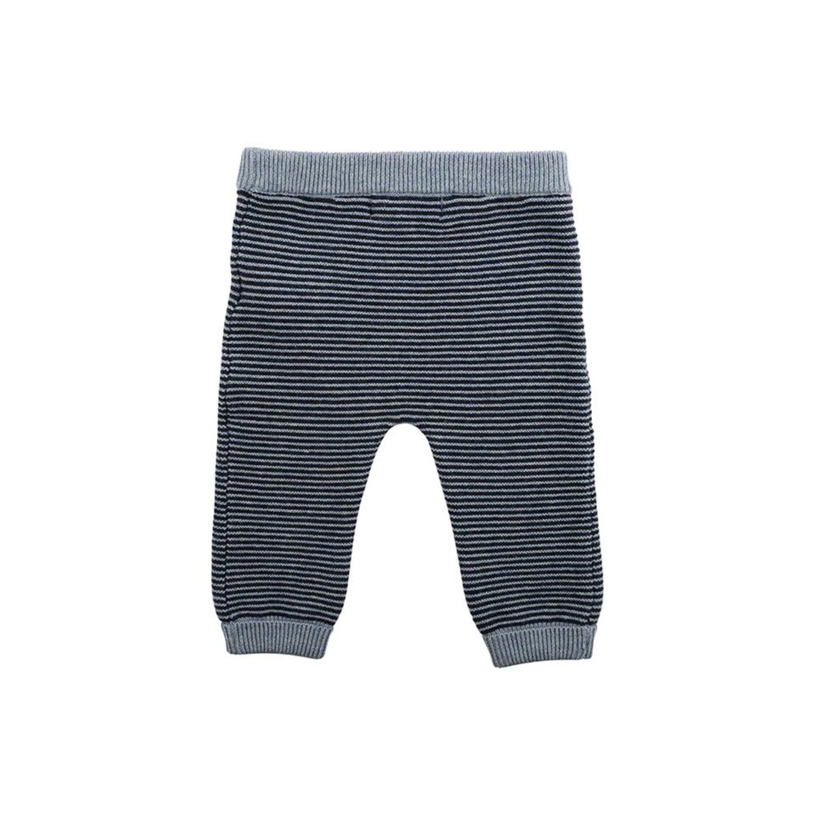 Bebe Blue Stripe Knit Pants