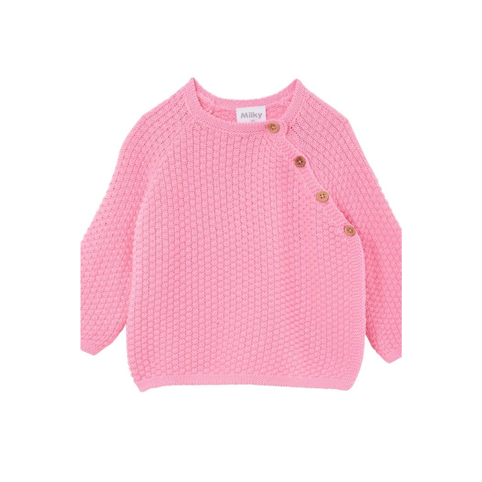 Milky Pink Baby Knit Cardigan