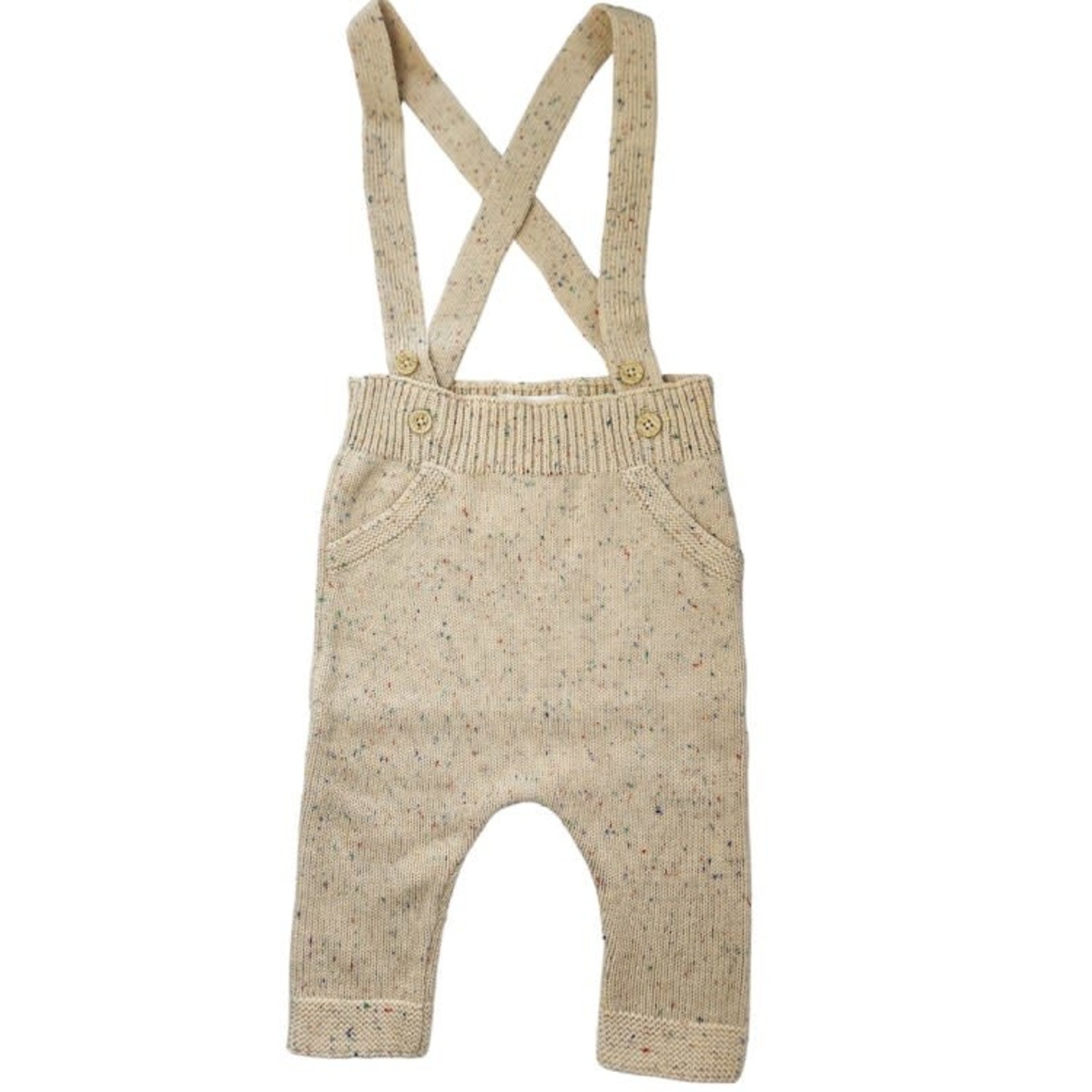 Ardito Baby River Suspenders Speckled Beige