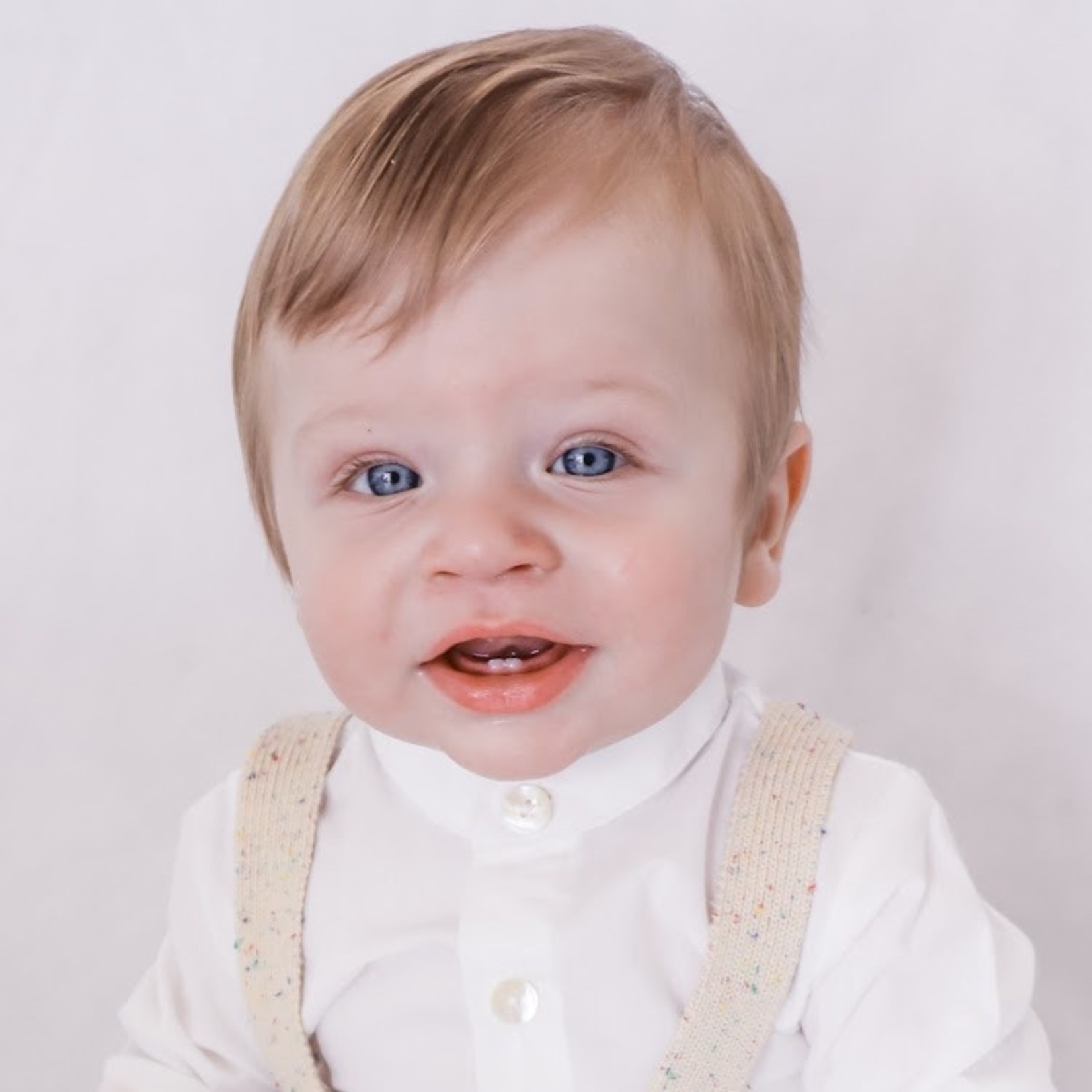 Ardito Baby River Suspenders Speckled Beige