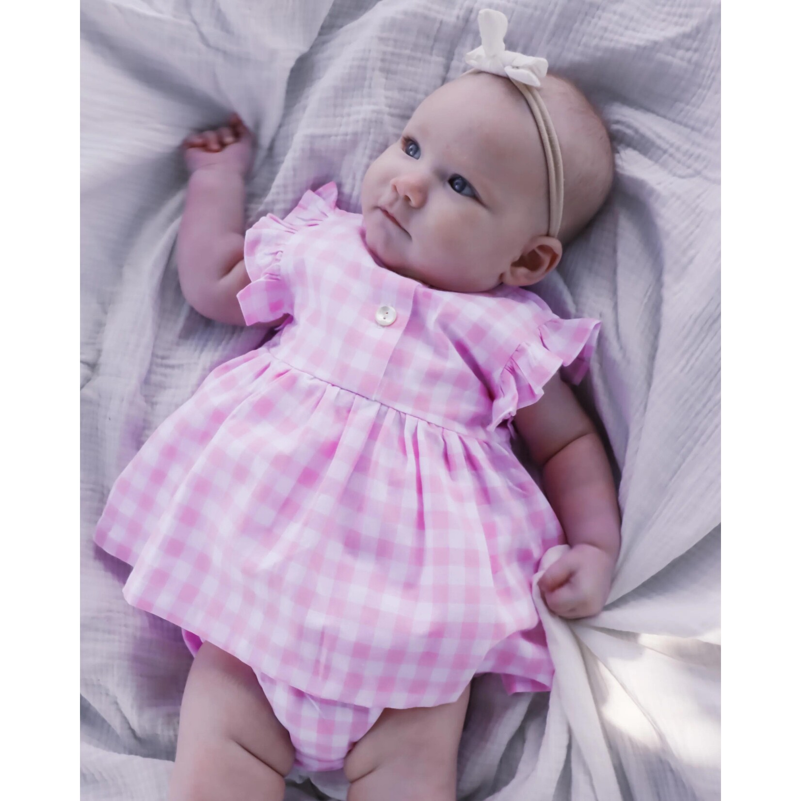 Ardito Baby Lottie Dress & Bloomers Set