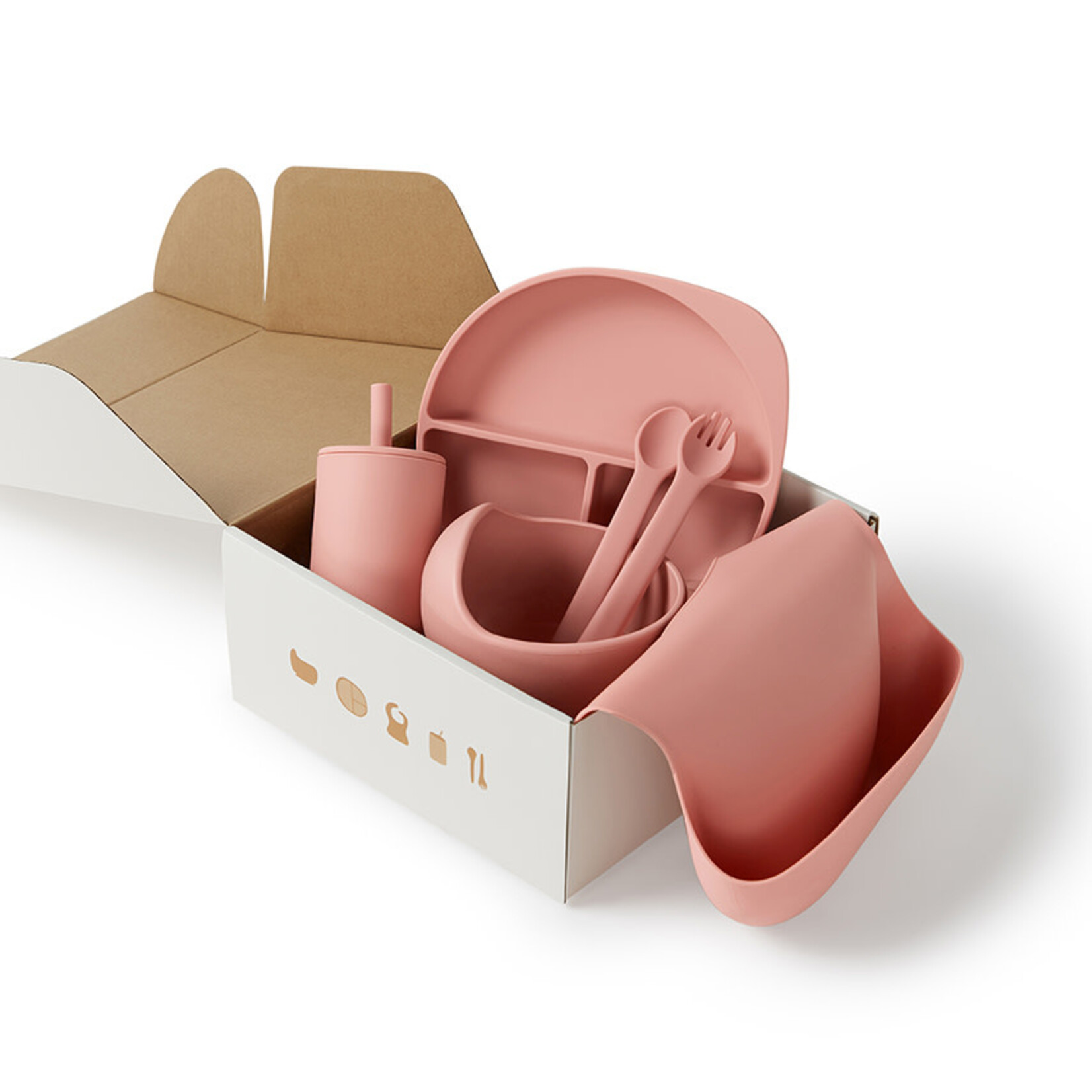 Snuggle Hunny Silicone Meal Kit Rose