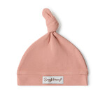Snuggle Hunny Ribbed Knotted Beanie Rose