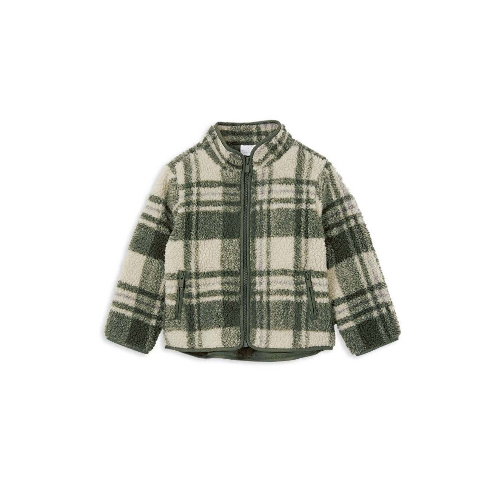 Milky Check Sherpa Jacket